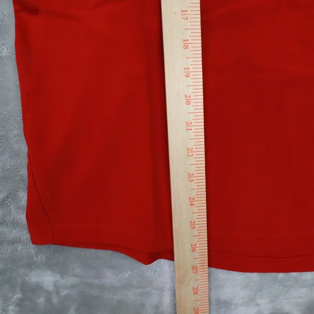 Adidas NC‎ Sate Wolf Pack Logo Red Short Sleeve Polo Shirt size Large NWT